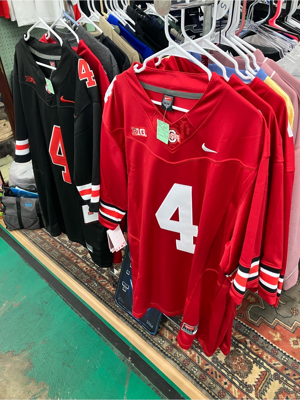 Nike Football Jersey OHIO STATE #4 Jeremiah Smith